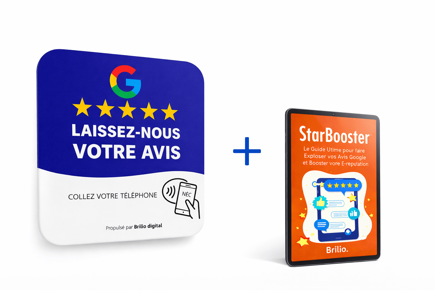 Plaque NFC Avis Google