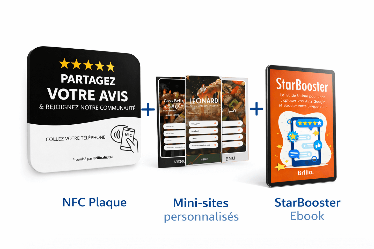 Plaque NFC Multi-liens